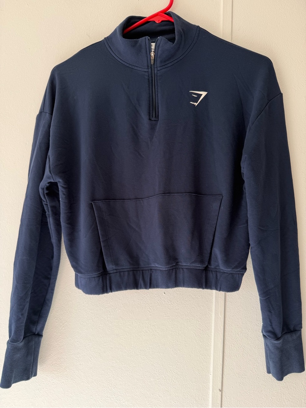 GYMSHARK Women's Pippa Training Cropped 1/4 Zip Pullover Size S